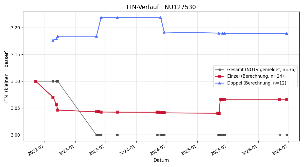 ITN-Verlauf Damir Hizak